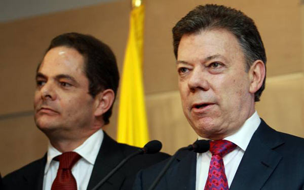 Juan Manuel Santos y Germán Vargas Lleras | Foto: COLPRENSA