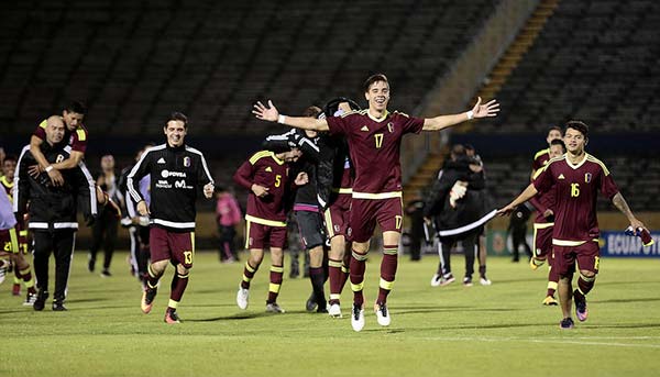 Vinotinto Sub-20 vence a Uruguay | Foto: EFE