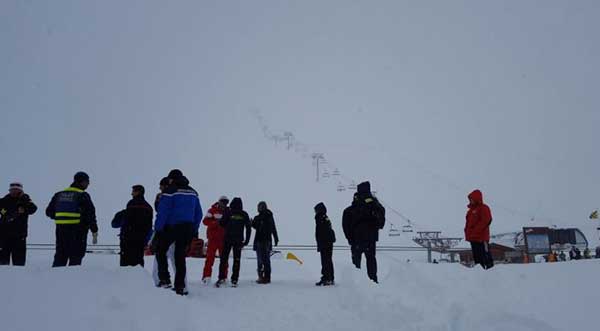 Alud en pista de esquí de los Alpes franceses no causó muertos | Foto: @Rus_Eng_News