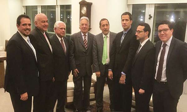 Parlamentarios de la AN sostienen encuentro con el ex presidente Fernando Cardoso |Foto: Nota de prensa
