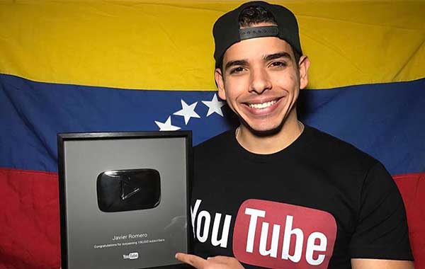 El youtuber venezolano, Javier Romero | Foto: Instagram
