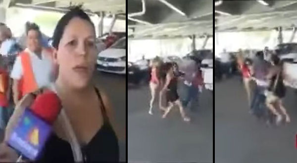 Ladrón recibió golpiza de parte de las venezolanas | Captura de video