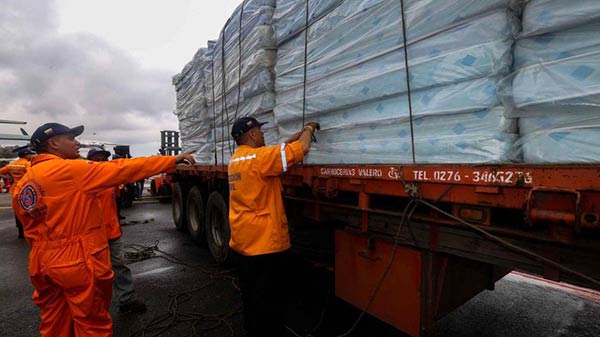 Venezuela envía 2do cargamento de ayuda humanitaria | Foto: Globovisión