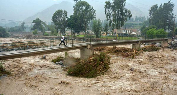 Inundación en Perú | Foto: EFE