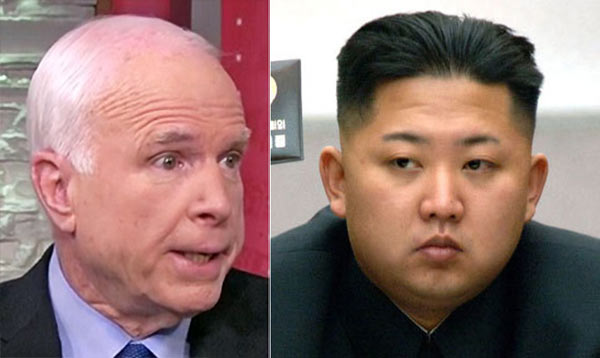 Senador McCain / Kim Jong-Un | | Composición Notitotal