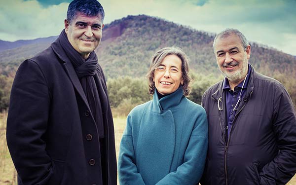 RCR, Rafael Aranda, Carme Pigem y Ramón Vilalta, arquitectos españoles | Foto: EFE