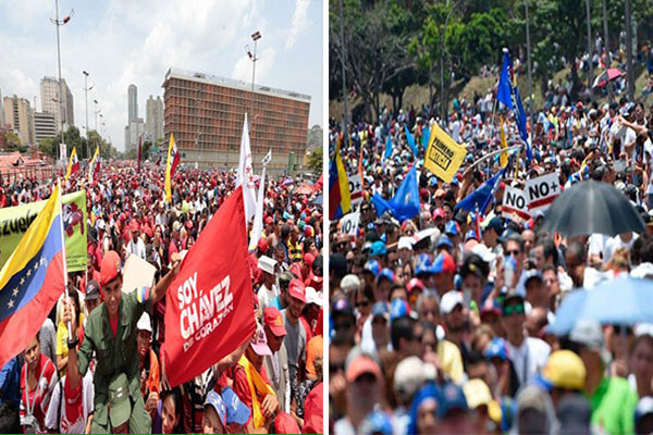 Chavismo y oposición apuestan al “desgaste” del rival | Composición