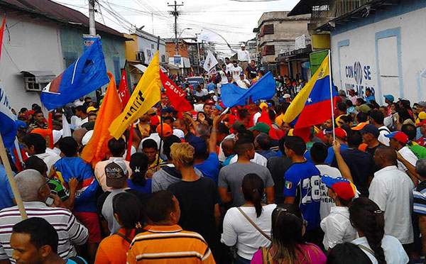 Denuncia presencia de grupos violentos en marcha opositora en Delta Amacuro | Foto: Twiter
