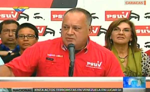 Diosdado Cabello, primer Vicepresidente del Psuv |Foto: @ReporteYa
