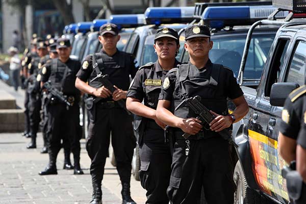 Cuerpo de seguridad de Guatemala |Foto: EFE