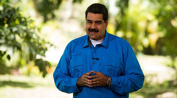 Maduro agradeció al pueblo de San Félix las expresiones de “amor” | Foto: Prensa presidencial