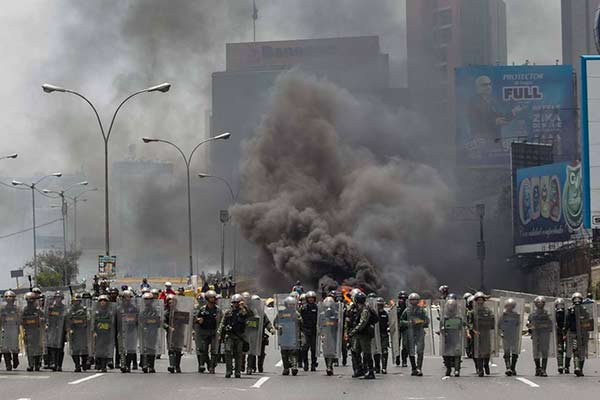 Protestas en Venezuela cumplen un mes |Foto: EFE