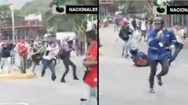 Periodistas de El Nacional agredidos | Fotos: Captura de video
