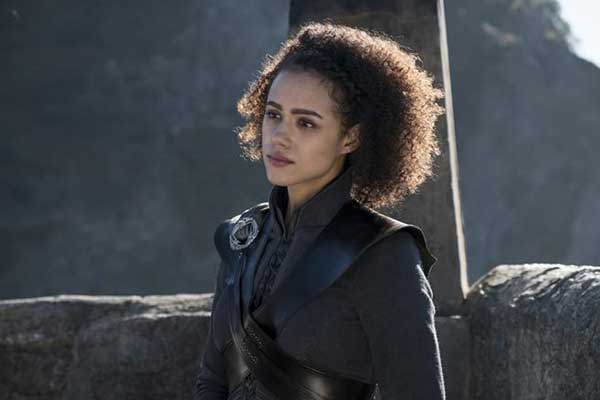 Nathalie Emmanuel como Missandei. (HBO)