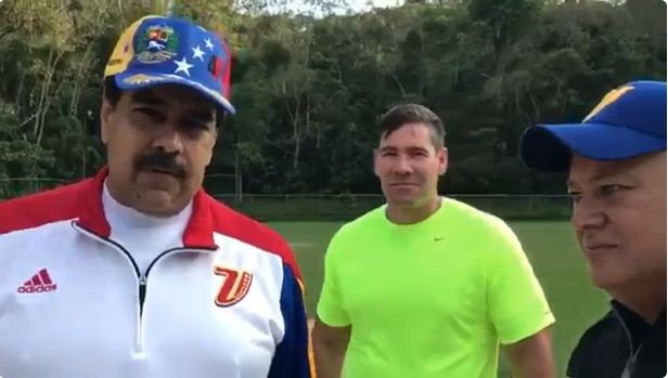 Maduro junto Winston Vallenilla y Diosdado Cabello | Foto: captura