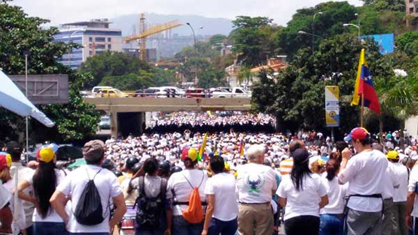 Marcha del Silencia arranca en Caracas / Foto: Twitter