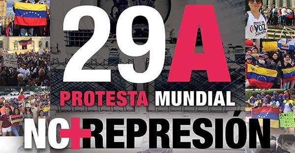 Protesta Mundial este 29Abr | Imagen: @hcapriles
