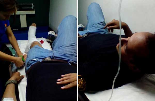 Periodista Román Camacho presenta fractura de tibia tras ataque de la GNB | Composición
