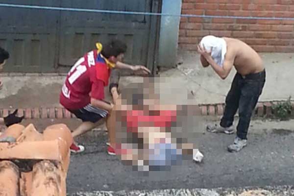 Dos víctimas mortales dejó protesta en Táchira | Foto: Twitter