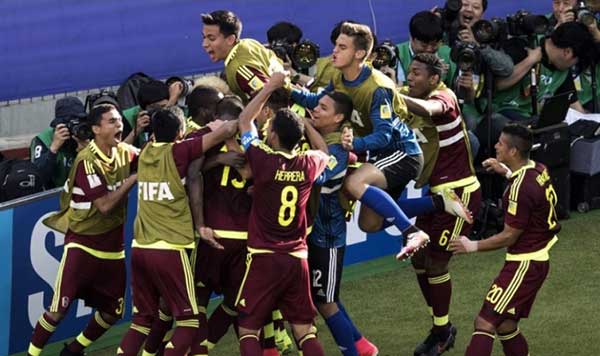 La Vinotinto entra por la puerta grande a octavos de final del Mundial Sub-20 tras vencer a México | Foto: FIFA