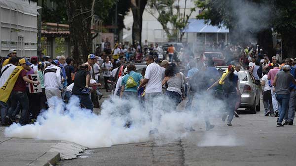 Represión contra opositores este #1Mayo |Foto: AFP
