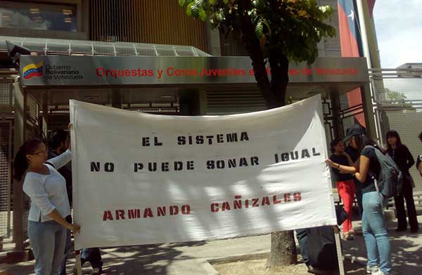 Músicos protestaron por la muerte de Armando Cañizales | Foto: El Impulso