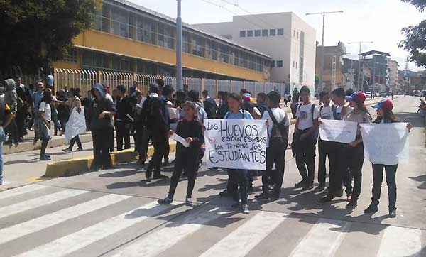 El liceísta participaba en una protesta contra la represión | Foto: Twitter