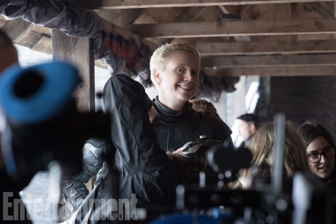 Game of Thrones Behind the Scenes Season 7, Episode TK Gwendoline Christie as Brienne of Tarth