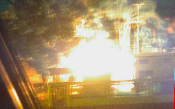 Incendio de Inces en La Isabelita, Valencia | Foto: Twitter