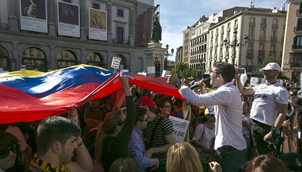 Venezolanos en Madrid | Foto: EFE