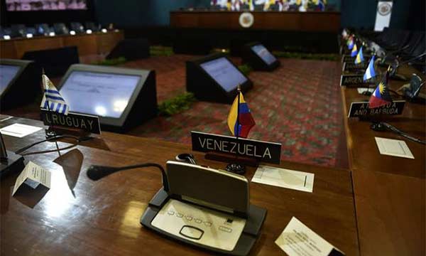 Asamblea de la OEA se instala en Cancún con la mirada puesta en Venezuela | Foto: AFP 