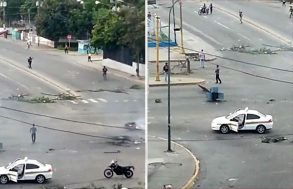 Reportaron ataques de colectivos armados en Barquisimeto durante protestas