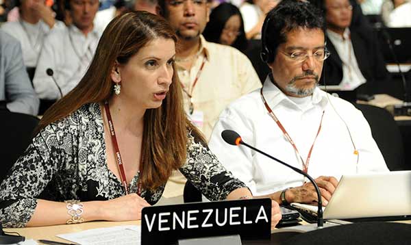 Claudia Salerno, embajadora de Venezuela en la UE | Foto: EFE