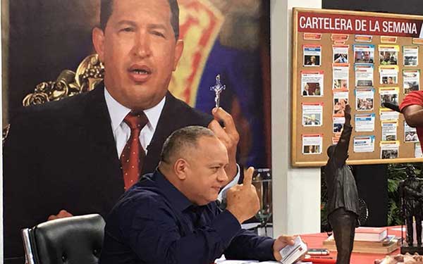 Diosdado Cabello durante programa "Con el Mazo Dando" | Foto: @ConElMazoDando