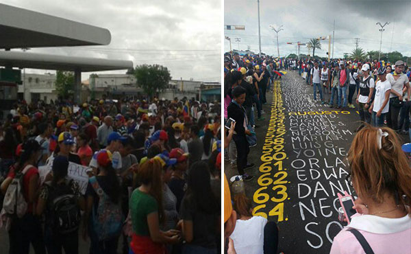 Estudiantes exigen justicia por la muerte de Augusto Puga en Bolívar | Composición