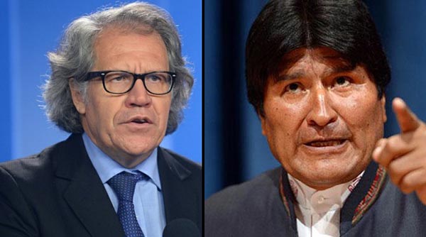 Luis Almagro/ Evo Morales | Fotos: EFE