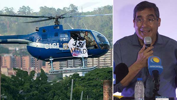 Maduro condena ataca de helicóptero y culpa a Rodríguez Torres
