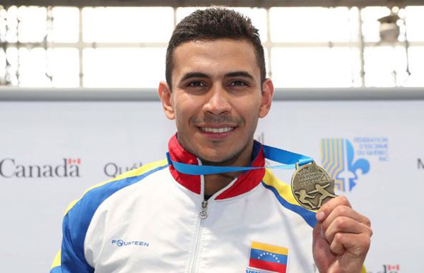 Rubén Limardo dedicó su medalla de oro a Venezuela | Foto: Instagram