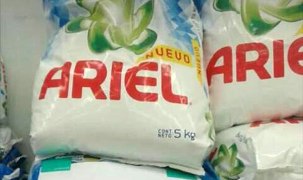 Detergente Ariel | Foto: @alereportando