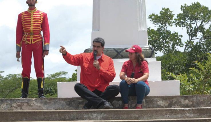 Nicolás Maduro en el Campo de Carabobo | Foto: Foto: @PresidencialVen