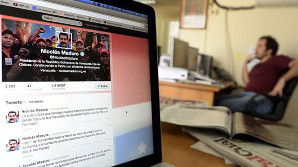 Maduro denunció que Twitter cerró "miles de cuentas" de chavistas | JUAN BARRETO/AFP