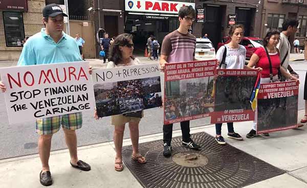 Venezolanos protestan en Nueva York | Foto: El Nacional