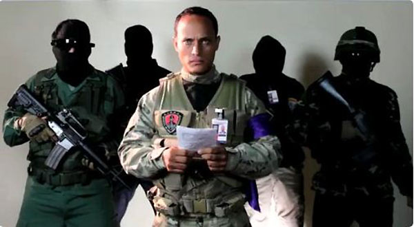 Oscar Pérez, funcionario del BAES | Foto: Captura de video