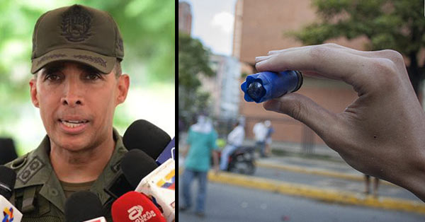 Comandante Antonio Benavides niega uso de metras para reprimir