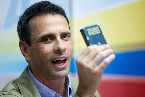 Henrique Capriles, Gobernador de Miranda |Foto:  EFE