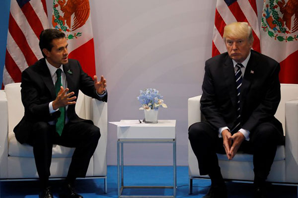 Reunión Trump-Peña Nieto en el G20 también abordó la crisis en Venezuela | Foto: Reuters