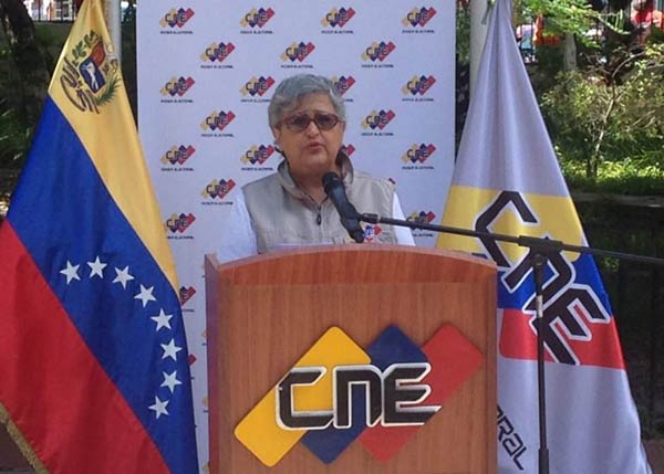 Tibisay Lucena, presidenta del Consejo Nacional Electoral (CNE) |Foto: La Patilla