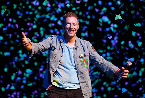 Chris Martin, vocalista de Coldplay| Foto: cortesía