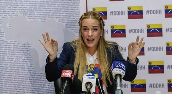 Lilian Tintori, activista de DDHH en Venezuela |EFE