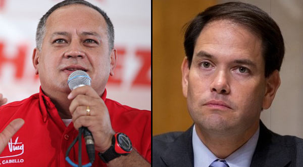 Diosdado Cabello y Marco Rubio | Composición Notitotal